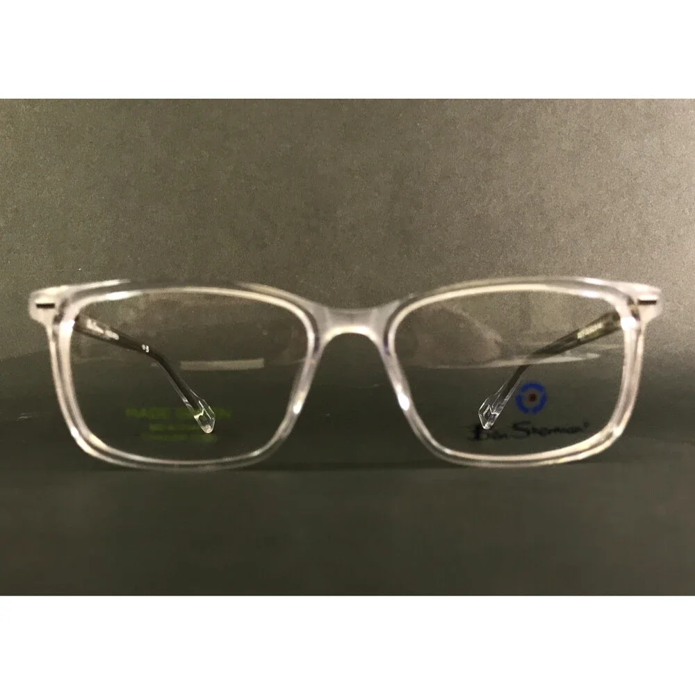 Ben Sherman Eyeglasses Frames SOUTH C03 Crystal Rectangle Full Rim 54-16-145